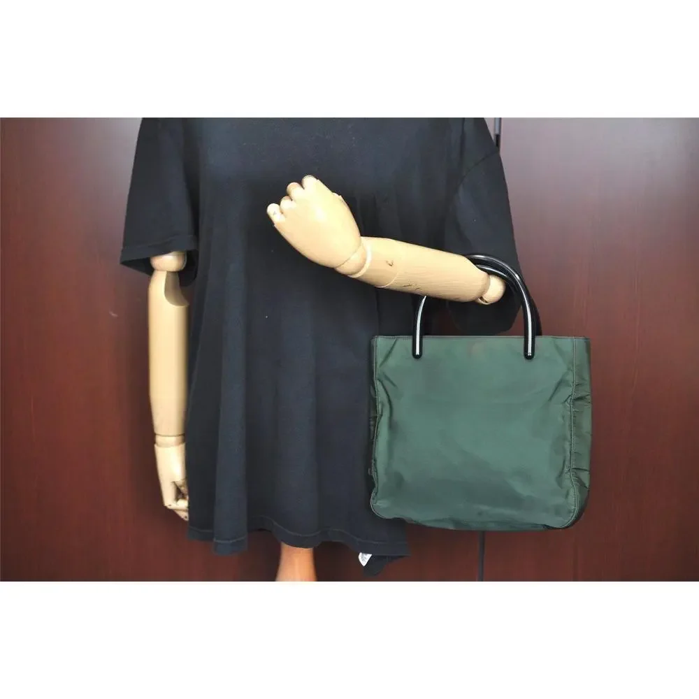 Auth Prada Nylon Tessuto Plastic Hand #74256P13B - Picture 12 of 15